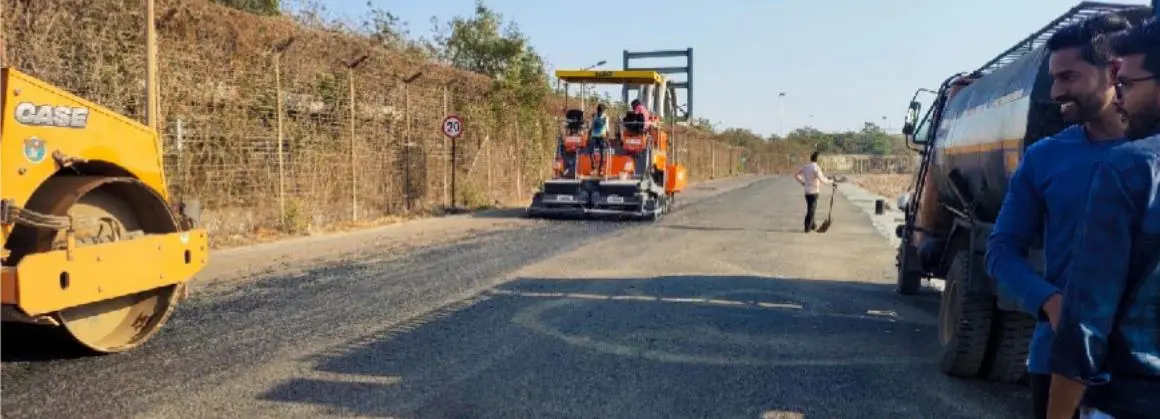 Asphalting Work at JNPT