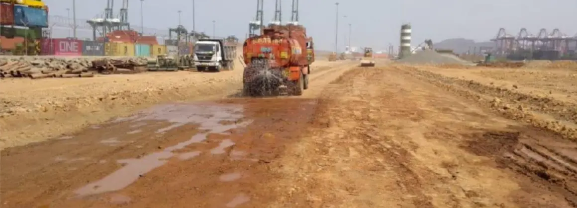 Road Work at JNPT